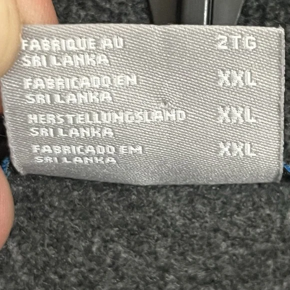 Columbia Men's Full Zip Fleece Jacket Sweater Size 2XL Gray - Picture 4 of 14